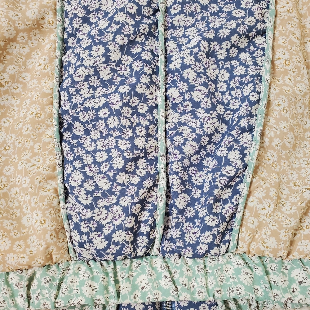 Blank NYC Summer Romance Jacket Size XS Patchwork Floral - Picture 12 of 16